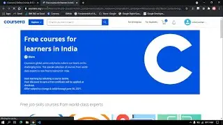 Free Coursera Courses With Certificates Form Google Cloud, Intel, AWS For INDIAN learners