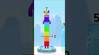 Numberblocks Learn to Count 7 in Hawaii Magic Run World New Season | Numberblocks Magic Adventure