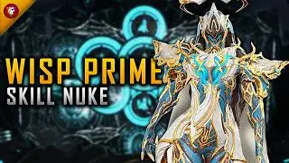 Wisp Skill Caster + Hespar - Void Cascade Fissure Level Cap 9999 SOLO - [WARFRAME]