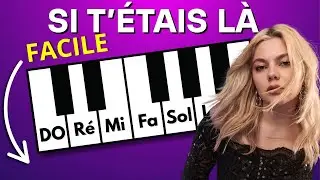 Louane &ndash; Si t&rsquo;&eacute;tais l&agrave; | Piano Facile Synthesia (Tuto D&eacute;butant)