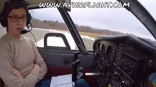 FLIGHT TRAINING - First Solo for Chris - Piper Warrior VFR