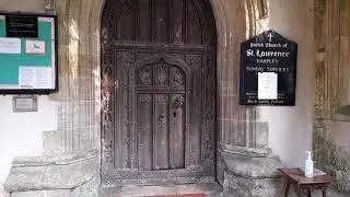 Visiting the Church of St Lawrence, Harpley, Norfolk.