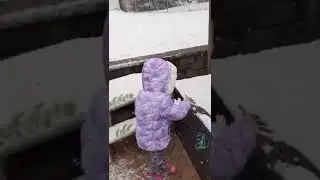 Snow ❄️ In New York 2022 #shorts #newyork #snow