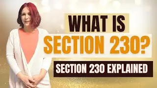 What is Section 230?  Section 230 Explained
