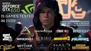 GTX 650 1GB In 2020! --- 15 Games Tested
