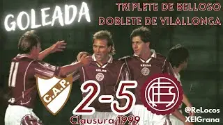 Platense 2-5 Lanus | Triplete de Belloso y Doblete de Vilallonga