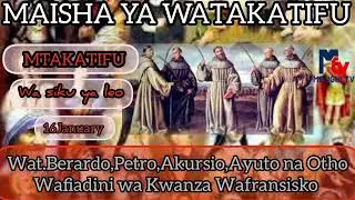 FAHAMU HISTORIA YA WATAKATIFU BERARDO,PETRO,AKURSIO,AYUTONA OTHO WAFIADINI WA KWANZA WAFRANSISKO 