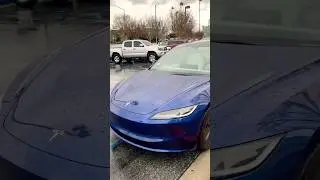 2024 Tesla Model 3 Refresh in Deep Blue Metallic   #tesla #teslamodel3 #teslamodels