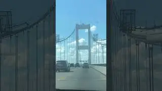 my first time driving across the bay bridge #baybridge #driving #maryland #oceancitymd #travel #fyp