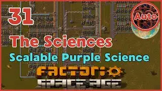 How to Build a Scalable Purple Science Factory | Factorio Space Age New Player Guide | #31