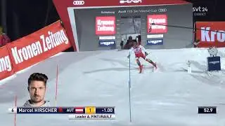 Marcel Hirscher second run schladming WIN!