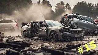 American Car Crash Instant Karma Compilation USA BeamNG #15 #car #crash #bng