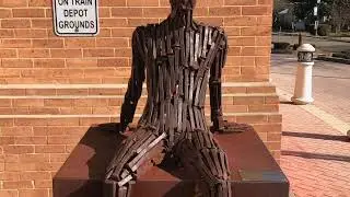 Public Art Mississippi with Artist Jason Kimes piece 