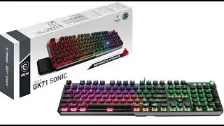 MSI Vigor GK71 Sonic Keyboard Review