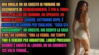 MIA MOGLIE MI HA CHIESTO DI FIRMARE UN DOCUMENTO DI RIFINANZIAMENTO.