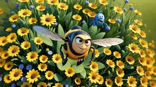 The Busy Bumblebee&rsquo;s Flower Hunt 🐝🌻 | Fun Story for Kids | Preschool Learning Video
