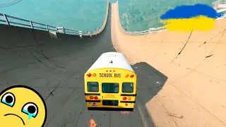 BeamNG Drive School Bus Crashes &ndash; Top 50 Bus Jumps & Yellow Bus Compilation
