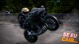 A MOTO MAIS FORTE DO RIDE 4&hellip; KAWASAKI H2R | Se eu cair, o v&iacute;deo acaba 😰