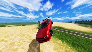 Speed Boost 1000kmh which car can survive #1 - BeamNG.Drive