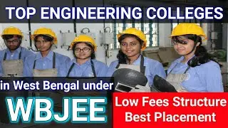 TOP 6 Private Engineering College under WBJEE💥Low Budget🔴Best Placement Records (2020)