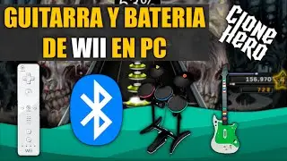 Como Conectar La Batería y Guitarra de Wii en Clone Hero - Conectar Wiimote Windows  ENERO 2025