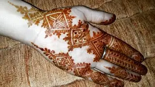 نقش الفاسي المغربي على كف اليد❤