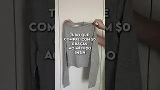 GASTEI $0 na SHEIN (explica&ccedil;&atilde;o nos outros v&iacute;deos)#comprasshein #shein #desconto