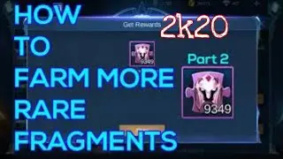 How to farm rare skin fragments | 2020 tips & tricks | MLBB