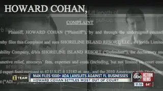 Florida man files 1,000+ ADA lawsuits