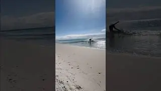 Back to back with my friend Ben!! #skimboarding #finless #surfing #surf #ExileSkimboards #GulfCoast