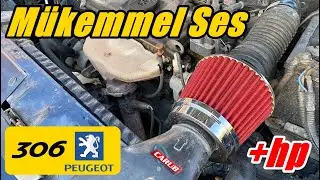 +hp Güç 😱 Peugeot 306 Performans Hava Filtresi Montajı #Part 3