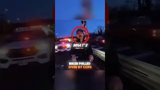 biker gets pulled over by sincere cop #bike