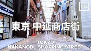 Tokyo - Nakanobu Shopping Street 4K | 東京 中延商店街 | Nov 2024