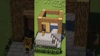 Minecraft building simple house step by step #minecraft #building #gaming