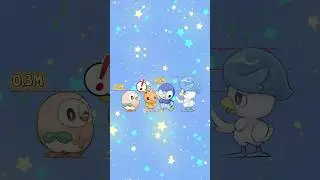Pokemon Starter Height Comparison &ndash; Torchic Finally Wins!  #pokemon #shorts