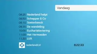 Nederland 2 programmaoverzicht(zondag 26-10-2008)