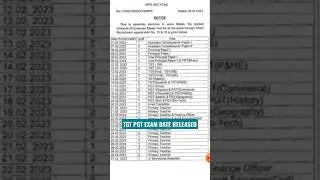 KVS TGT PGT Exam 2023 Date Released || Kvs exam date latest news today#kvstgtpgt#kvs#shorts