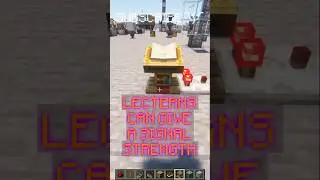Make SECRET DOORS with a LECTERN & CHISELED BOOKSHELVES | Redstone with PsiVolt #minecraft #redstone