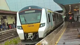 Brand New Thameslink Desiro City Class 700 - 700108 First Day In Service Brighton & Gatwick Airport