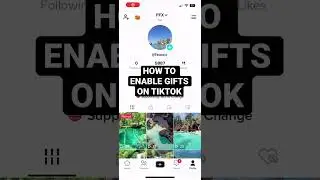 How To Enable Gifts On TikTok #shorts #viral