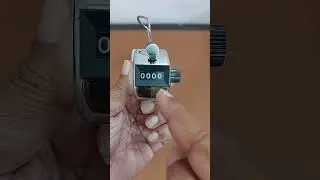HAND TALLY COUNTER | COUNTING MACHINE |  COUNTING DEVICE   #shorts #unboxing
