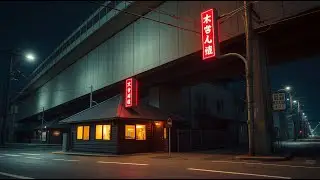 An Immersive Tokyo Night 🌙 Rainy Streets & Relaxing Lo-Fi Music