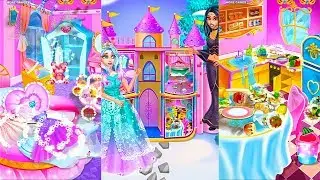 Permainan anak girls fun cleaning games princess room cleanup Messy house makeover - Game anak kecil