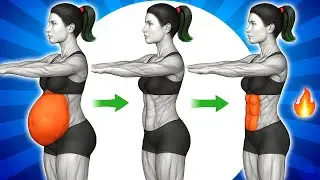 30 Min Morning Workout for Beginners 🔥 Best Standing Exercises for Hanging Belly Fat at Home