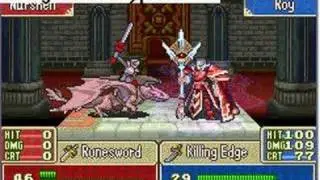 Fire Emblem 6 Uber Roy vs. Narshen