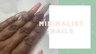#WatchMeWork Minimalist Acrylic Nails // Glamazon1026