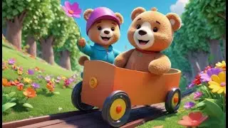 The Lost Teddy Train Ride | English Nursery Rhyme | Kids Songs | Baby Music