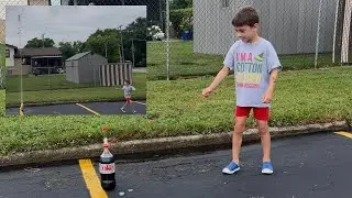 Gigantic Mentos & Coke Explosions!!