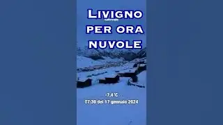Livigno 17 gennaio 2024 -7,4&deg;C #livigno #meteolivigno #skiresort