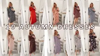 10 MUST-HAVE AUTUMN DRESSES 2020 | H&M, ASOS + more! | Charlotte Beer